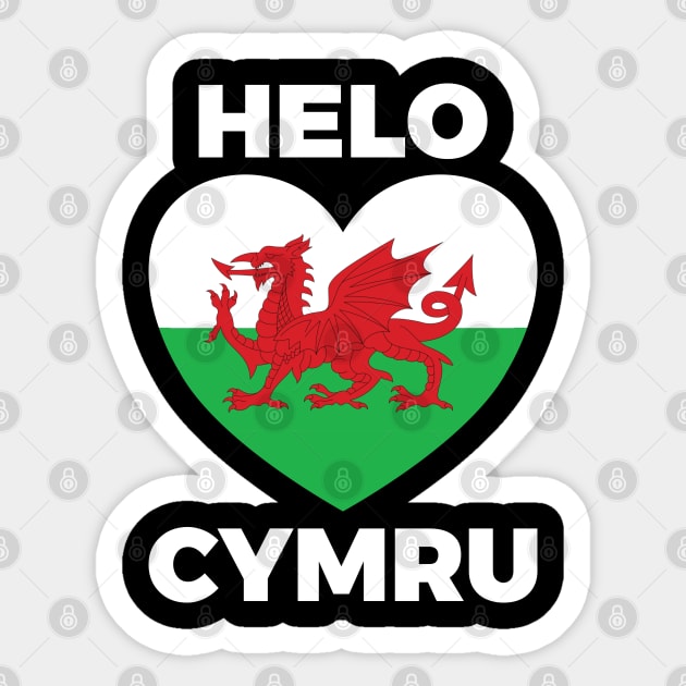 Helo Cymru Sticker by DPattonPD